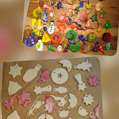 Salzteig Weihnachtsbaumschmuck