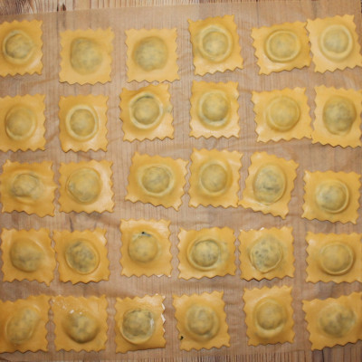 selbstgemachte Ravioli