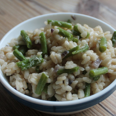 Risotto mit Erbsen
