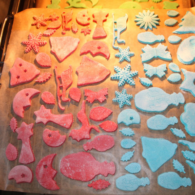 Salzteig Weihnachtsbaumschmuck Salzteig Weihnachtsbaumschmuck