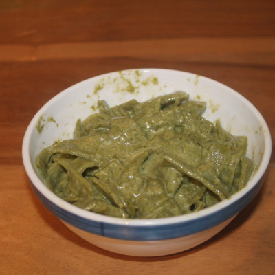 Tagliatelle mit Spinatsauce Tagliatelle mit Spinatsauce